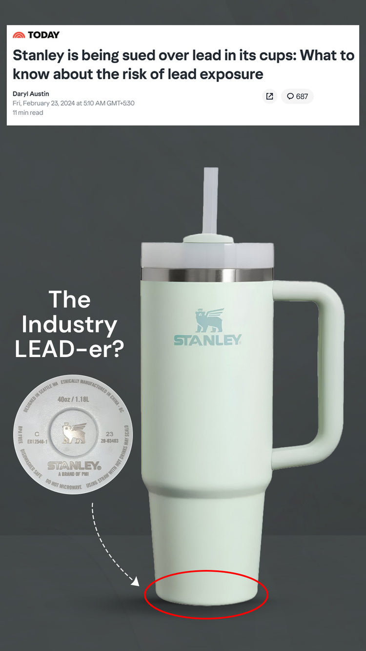 Lead exposure from drinking cups