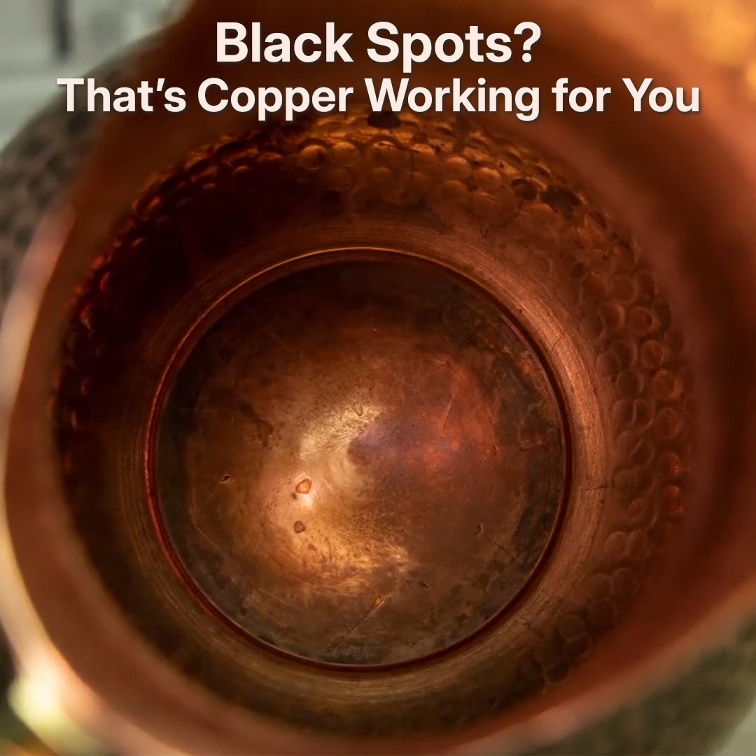 Real copper develops a natural patina over time