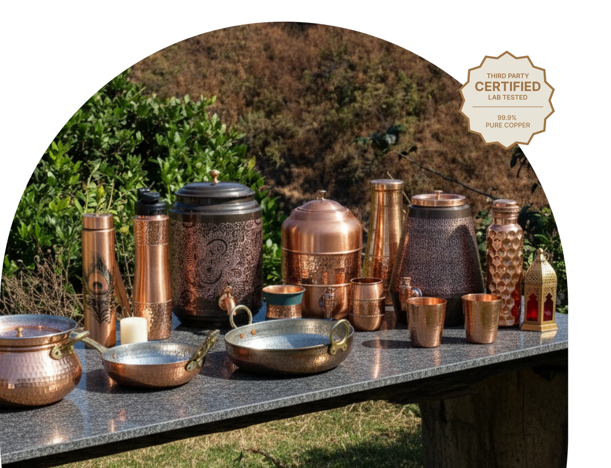 Certified copper pieces